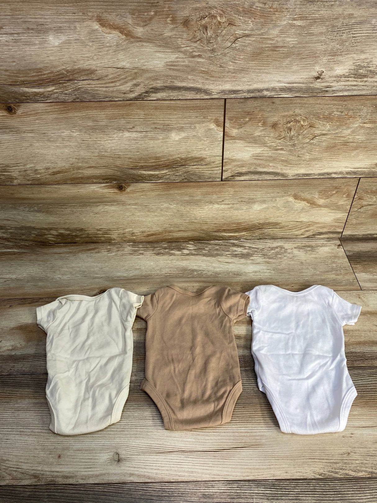 Elephant & Castle 3pk Bodysuits White sz 0-3m