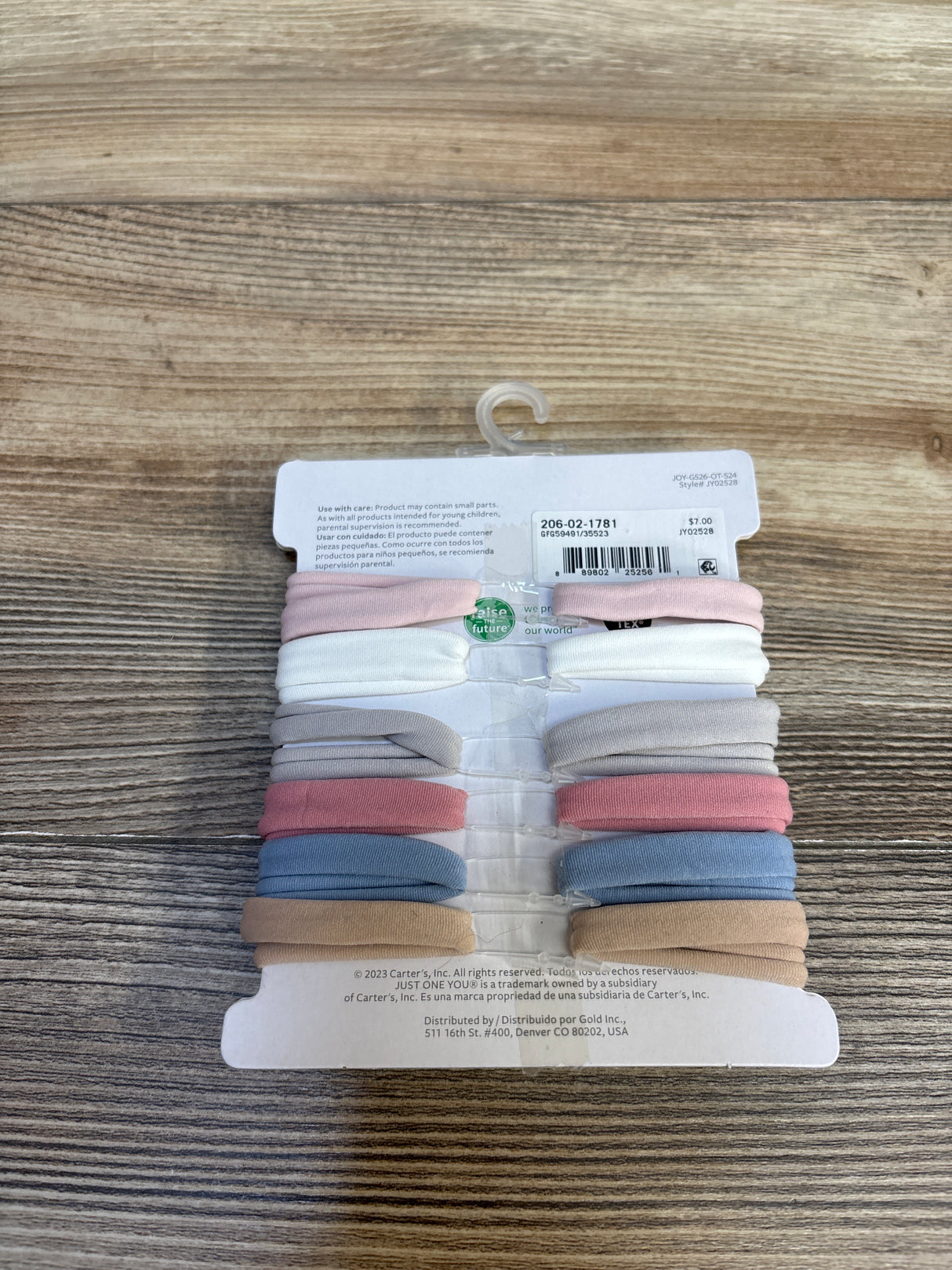 NEW Just One You Nylon Bow Headwraps 6pk sz 0-12m