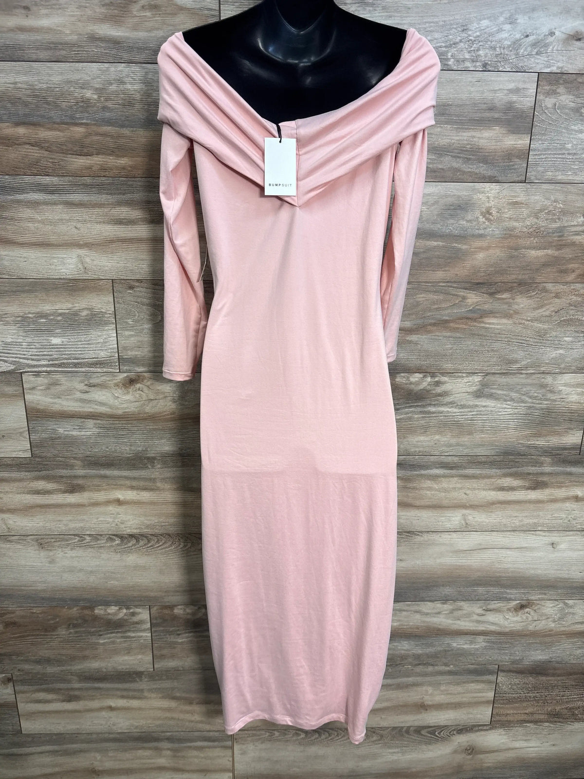 NEW Bumpsuit Maternity The Alison Dress in Dusty Pink sz XL