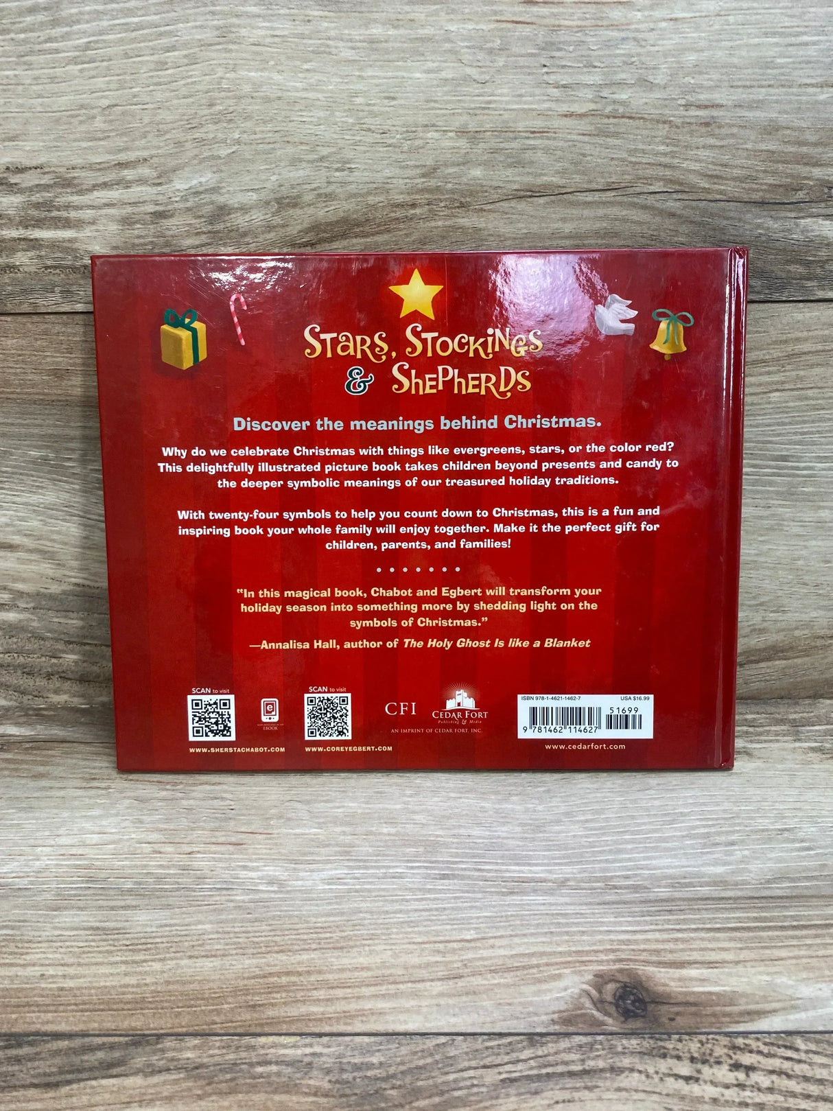 Stars, Stockings, and Shepherds: Discover the Meaning of Christmas Symbols Hardcover Book - Me n Mommy To Be