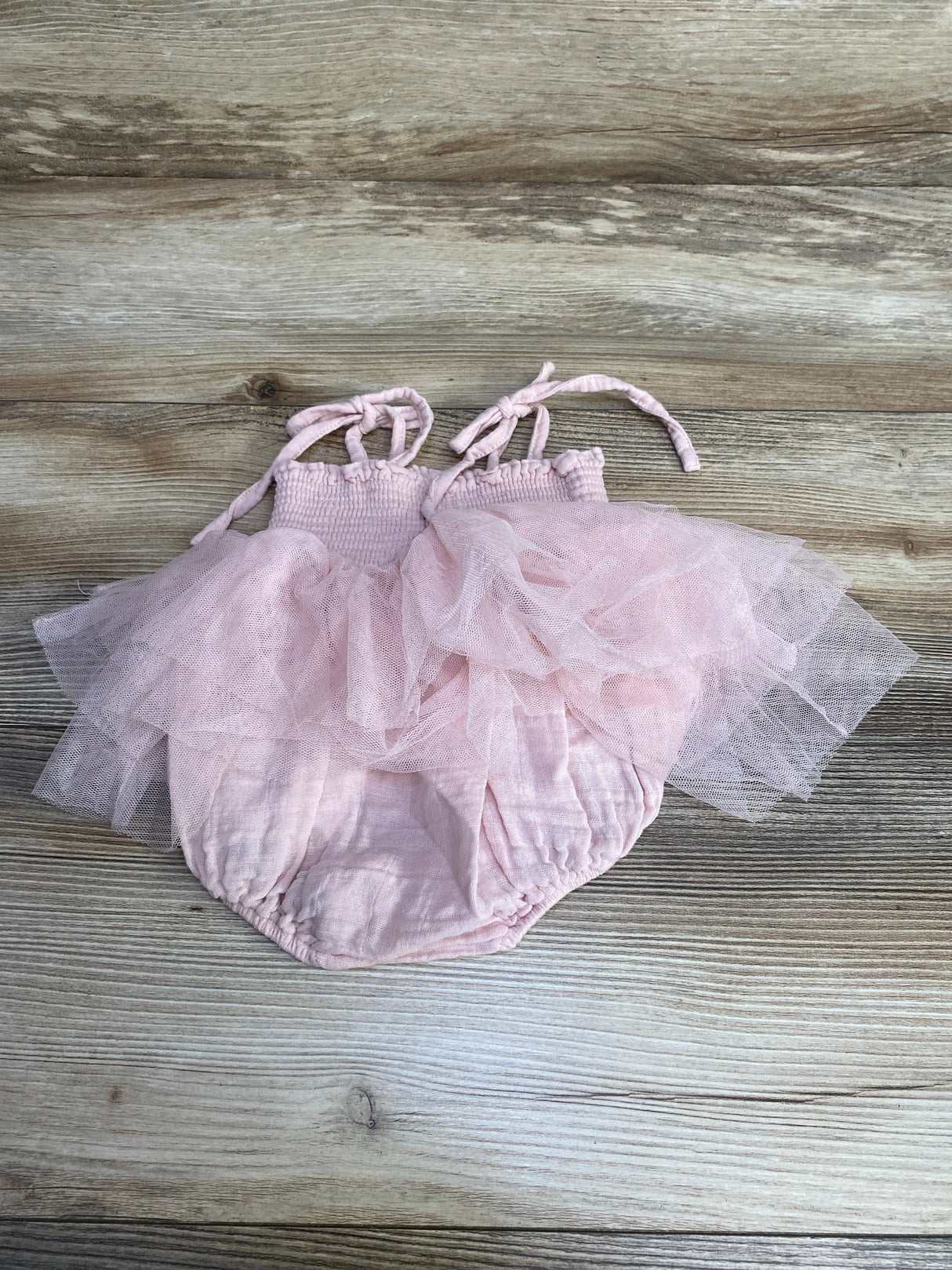 Tullabee Smocked Tutu Bubble Pink sz 6-12m - Me n Mommy To Be