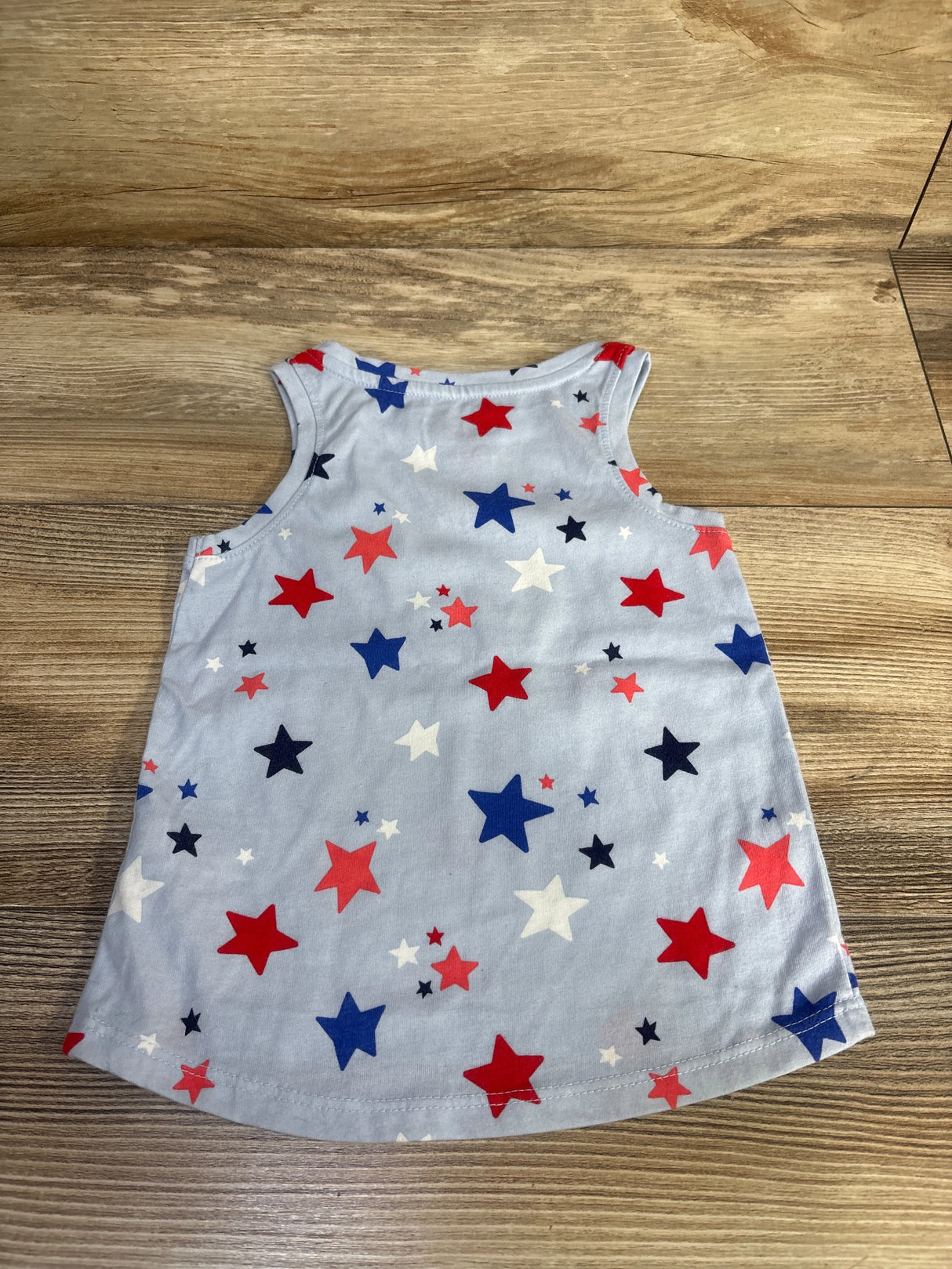 Cat & Jack Patriotic Star Tank Top Blue sz 18m