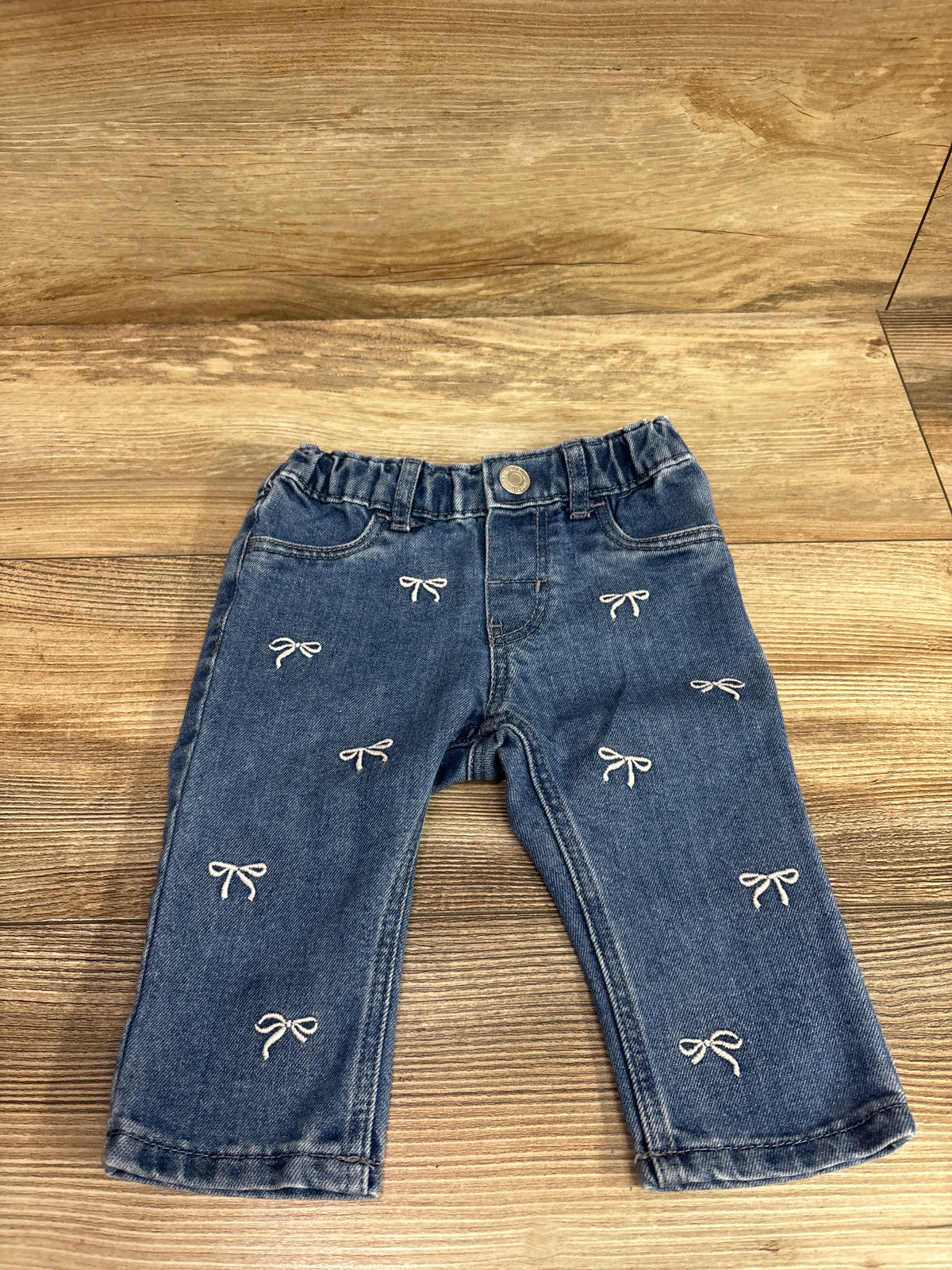 H&M Embroidered Jeans Blue sz 6m