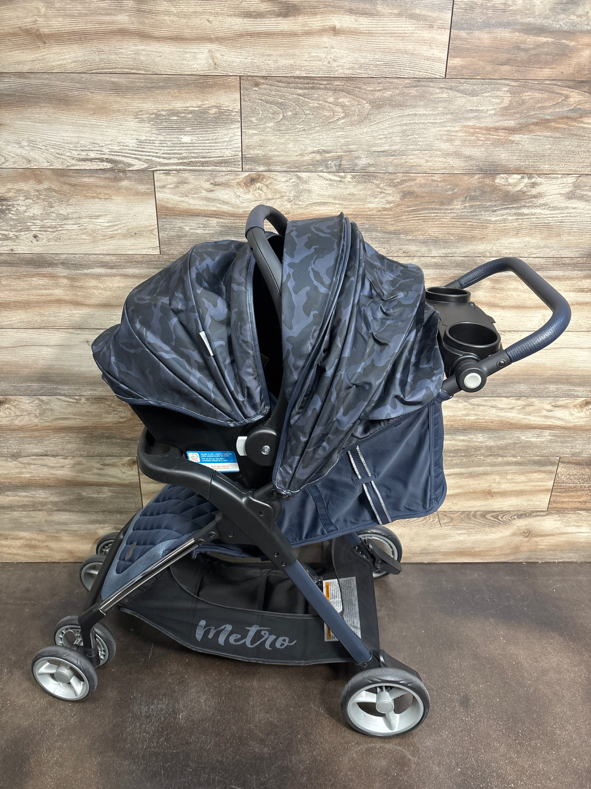 Monbebe Metro Travel System in Navy Camo