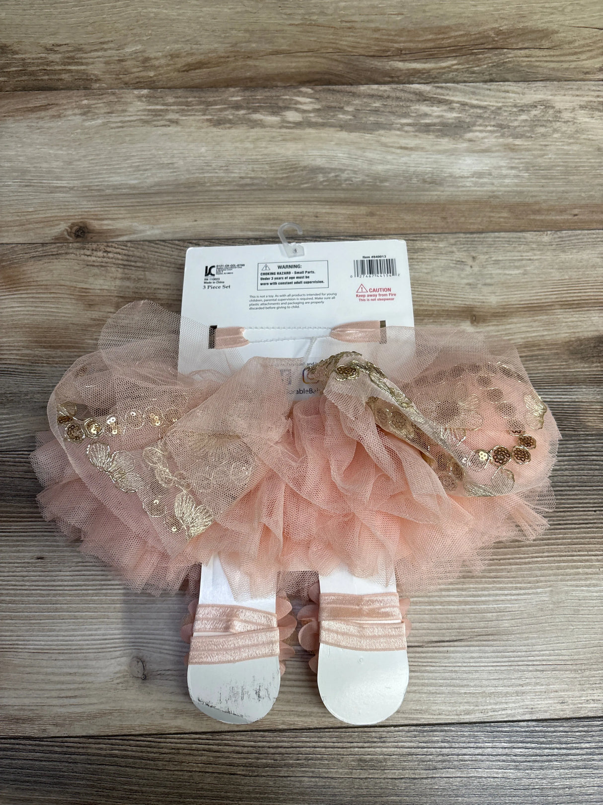 NEW So Dorable Fancy Tutu 3pc Set Pink sz 0-6m