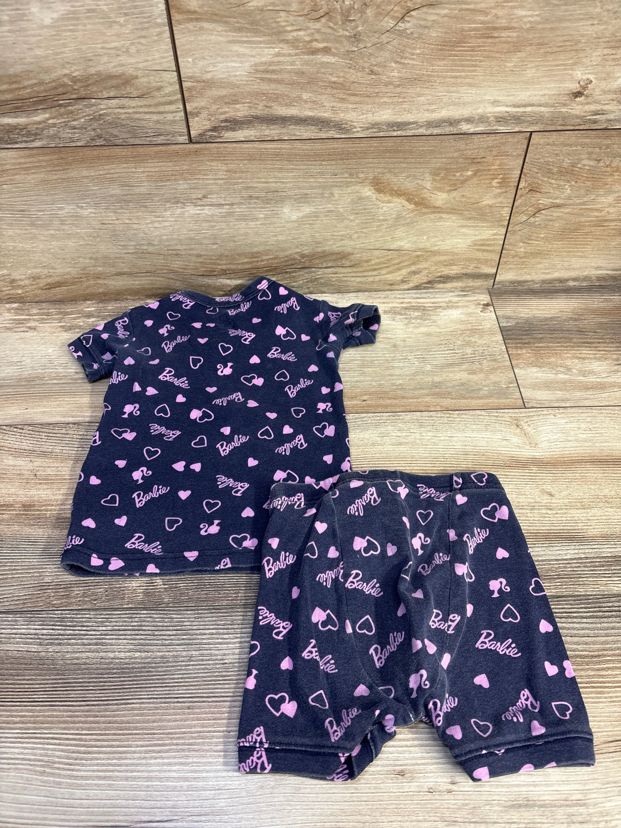 Baby Gap x Barbie 2pc Pajama Set Navy sz 2T