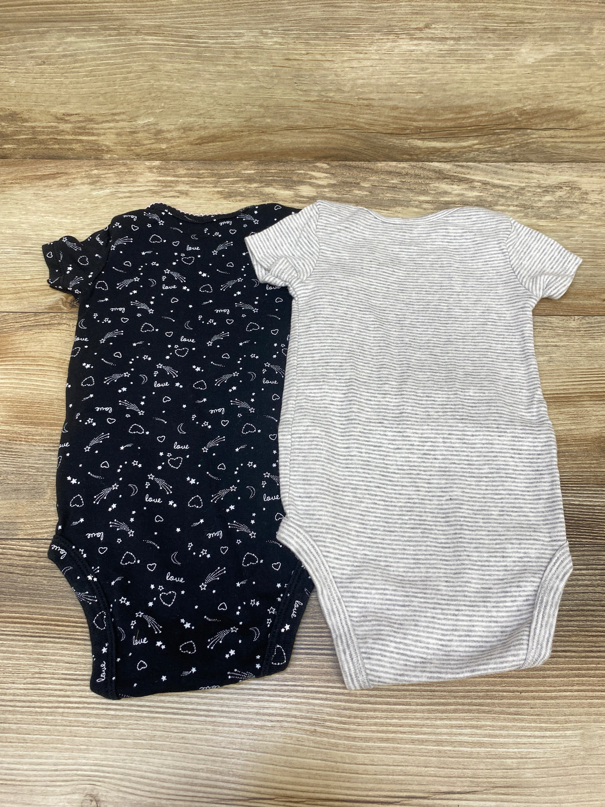 Carter's 2pk Bodysuits Grey sz 9m