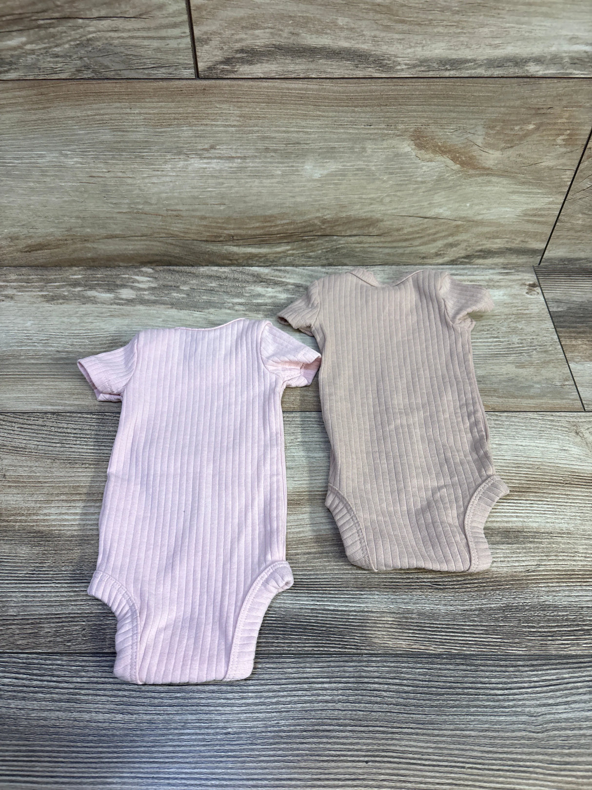 Just One You 2pk Ribbed Bodysuits Pink sz Preemie