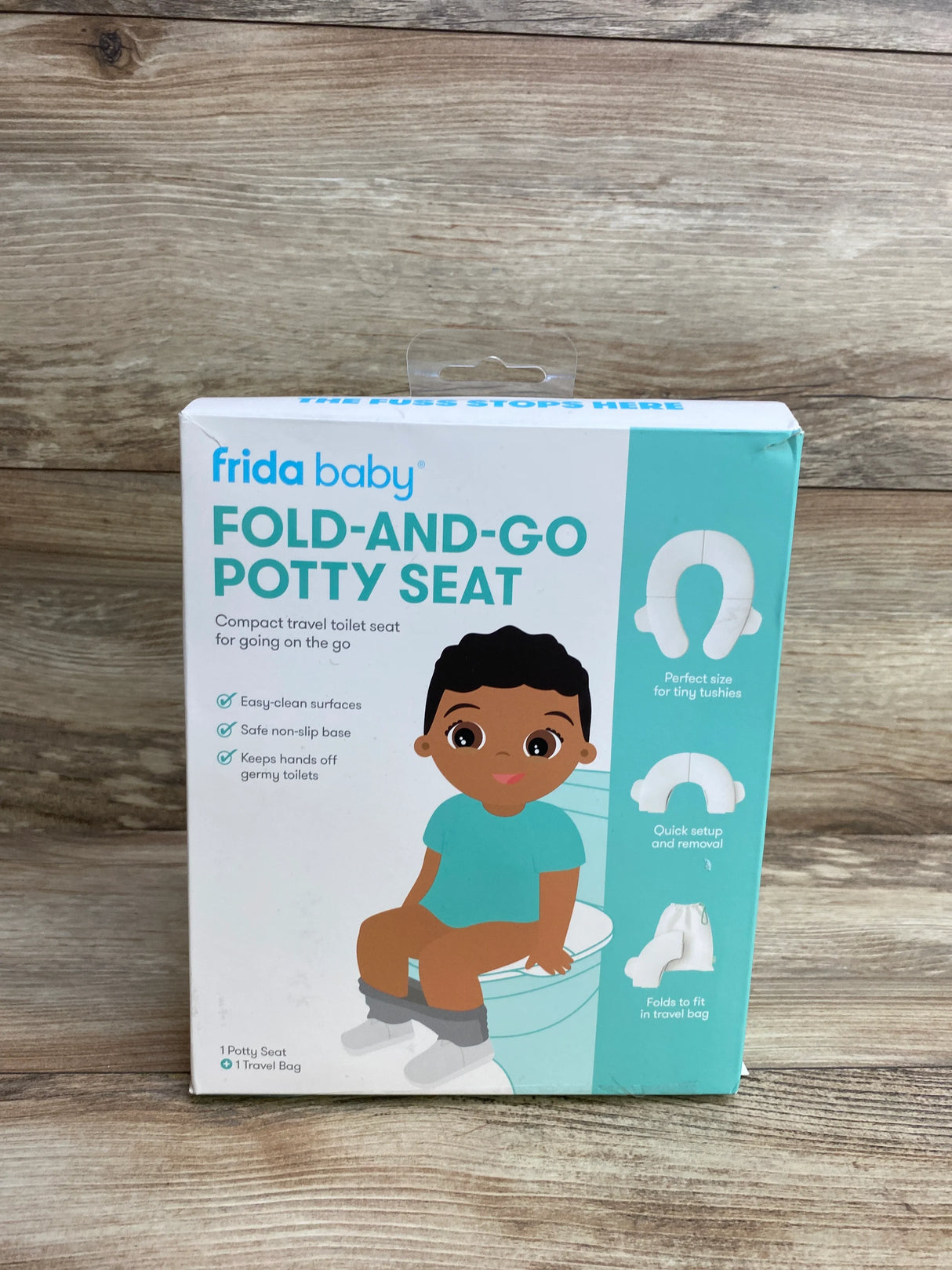 Frida Baby Fold-And-Go Potty Seat - White