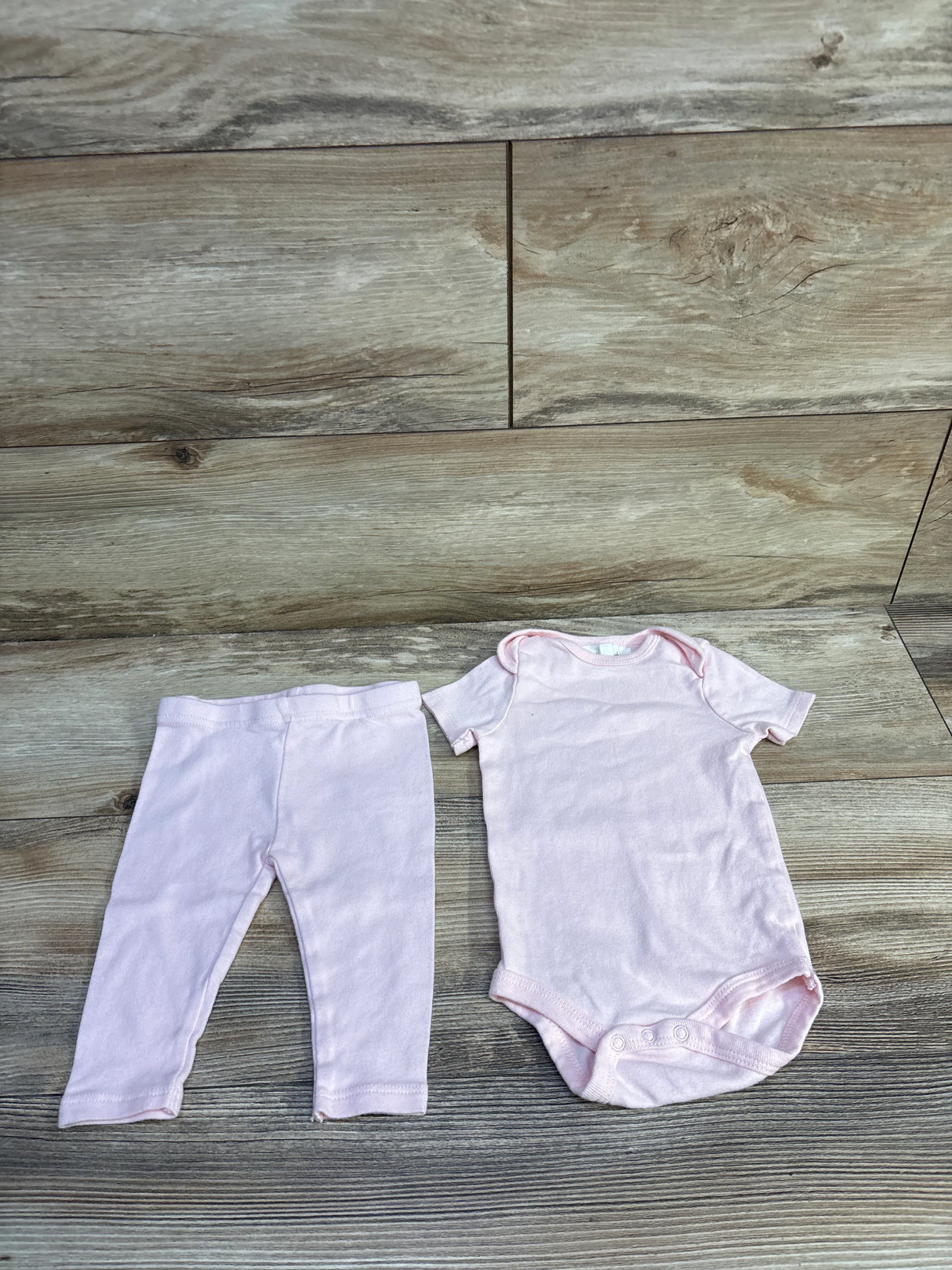 Starting Out 2pc Bodysuit & Pants Set Pink sz 9m