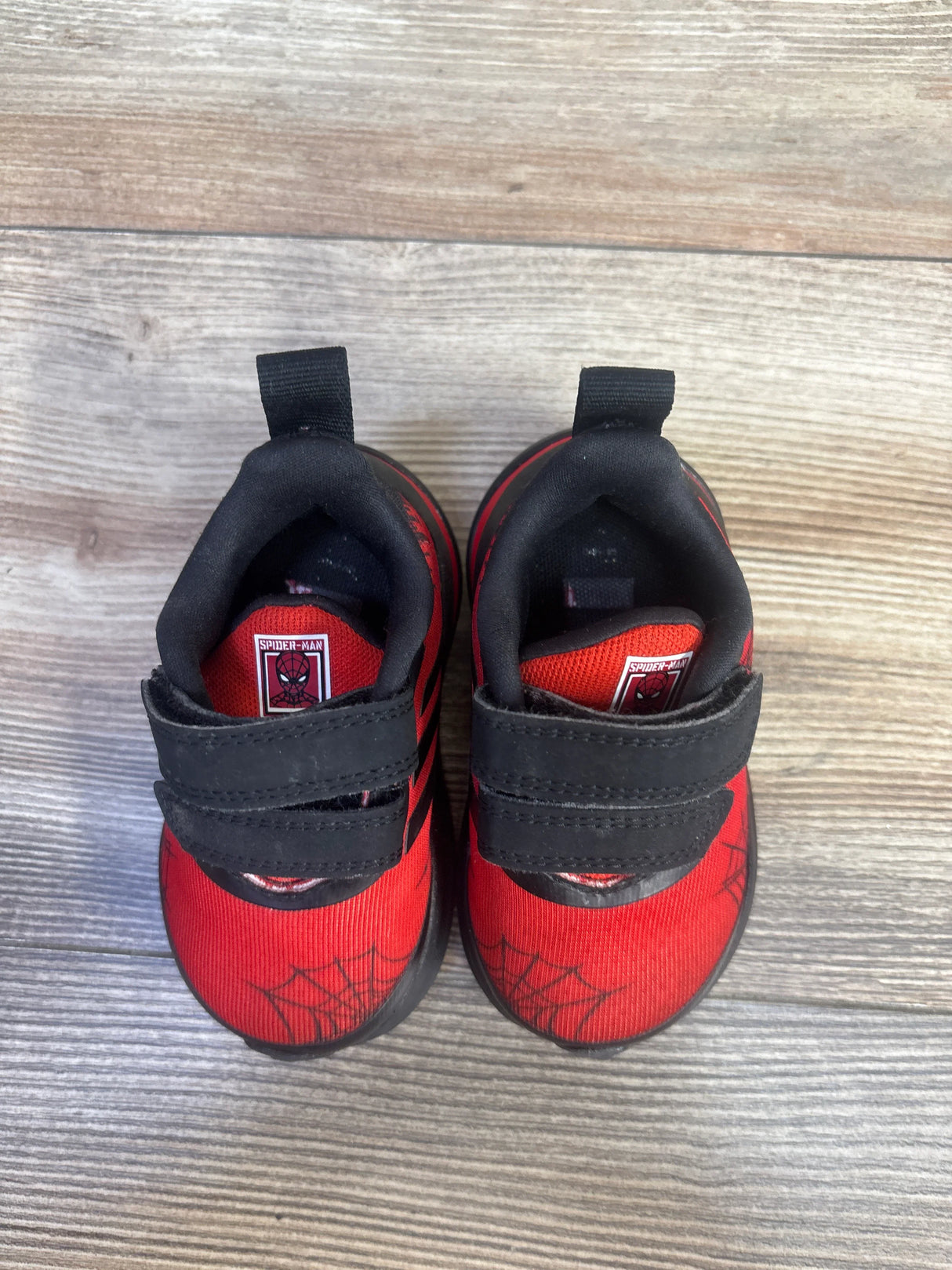 Adidas x Marvel FortaRun Spider-Man Sneakers Red sz 4c
