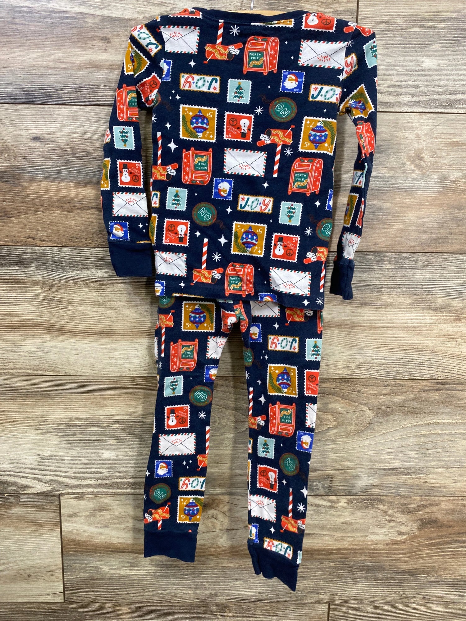 Old Navy 2pc Christmas Pajama Set Navy sz 4T