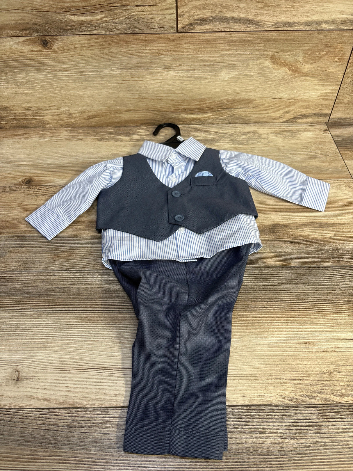 Andrew Fezza 3pc Vest Set Blue sz 3-6m