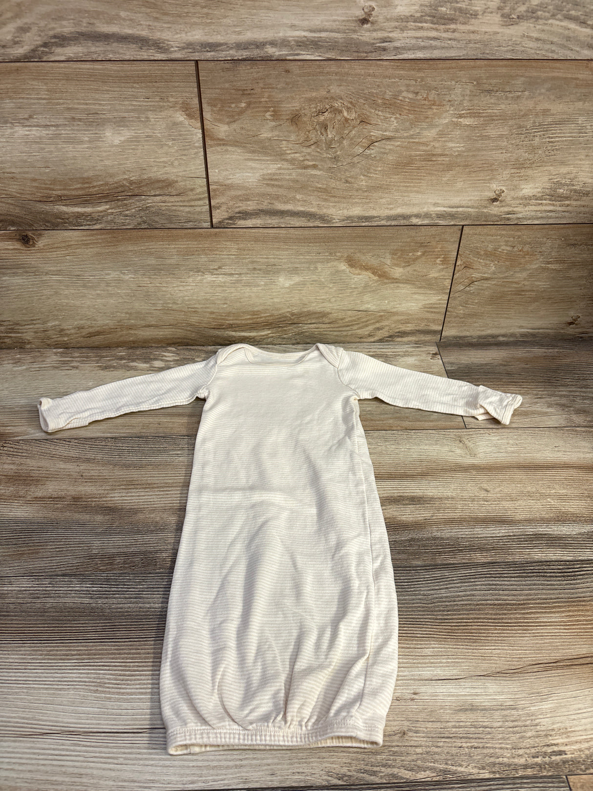 Carter's Striped Sleep Gown Beige sz 3m