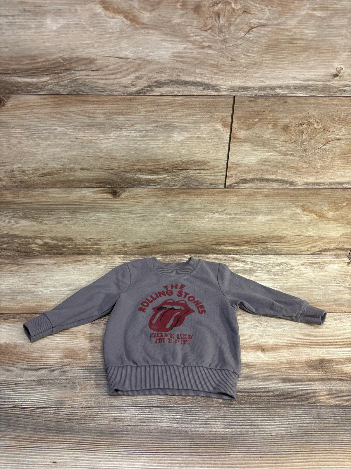 Grey Rolling Stones pullover sweatshirt for infants by Me n Mommy To Be