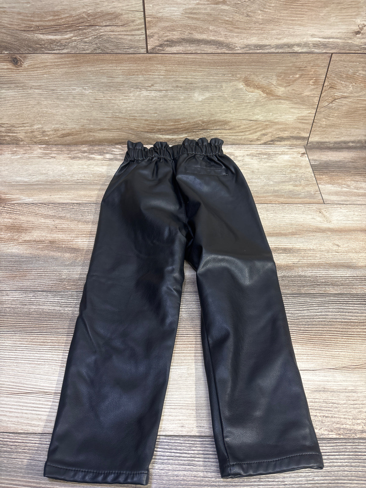 Zara Faux-Leather Dress Pants Black sz 3-4T