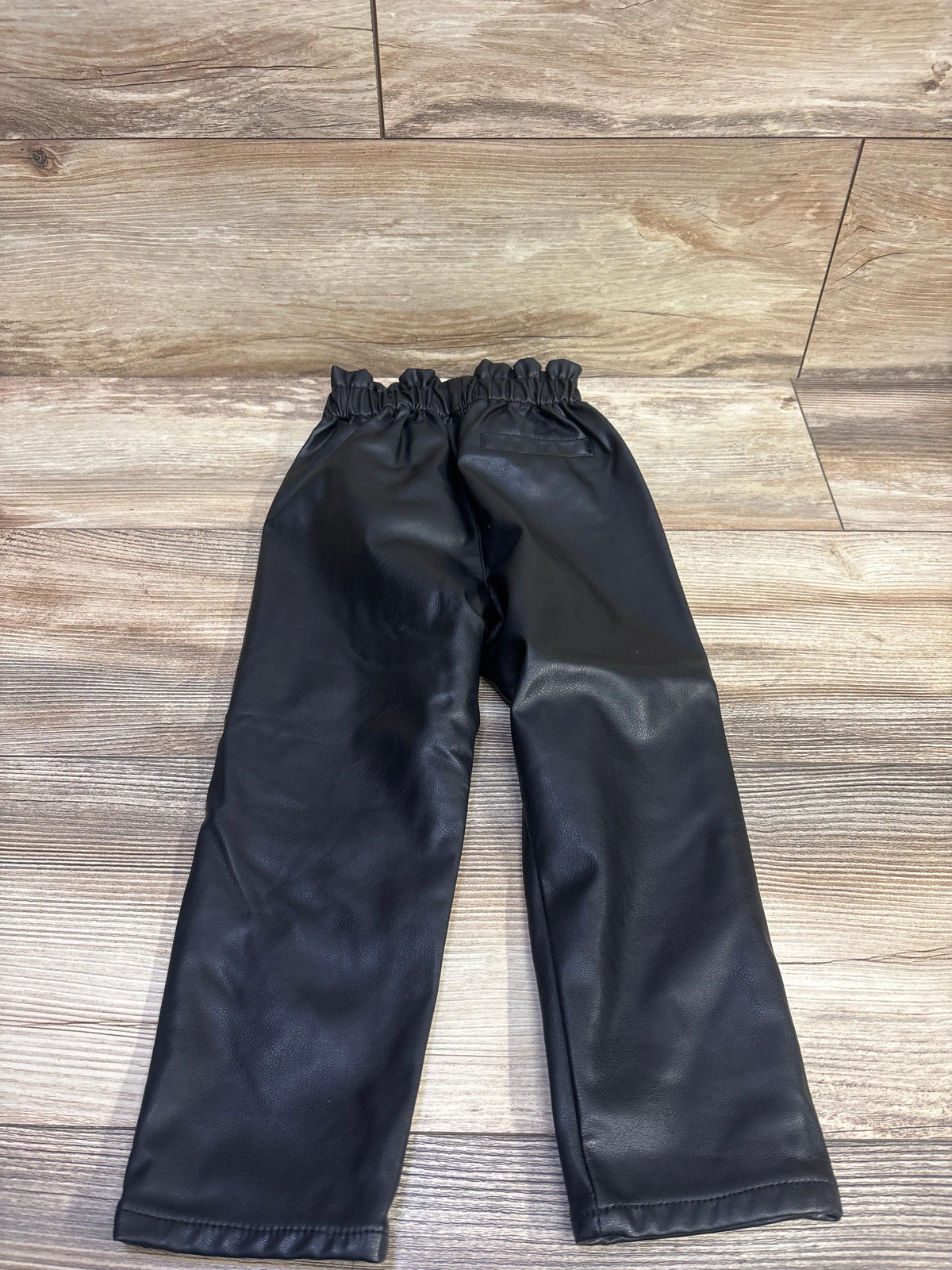 Zara Faux-Leather Dress Pants Black sz 3-4T