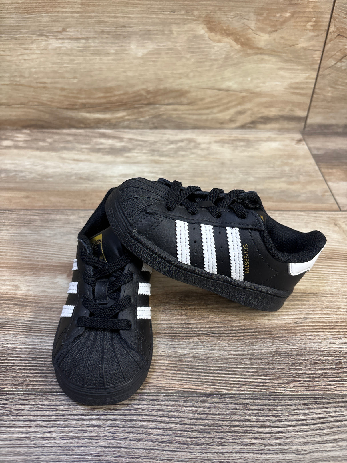 Adidas Superstar II Sneakers Black sz 6c