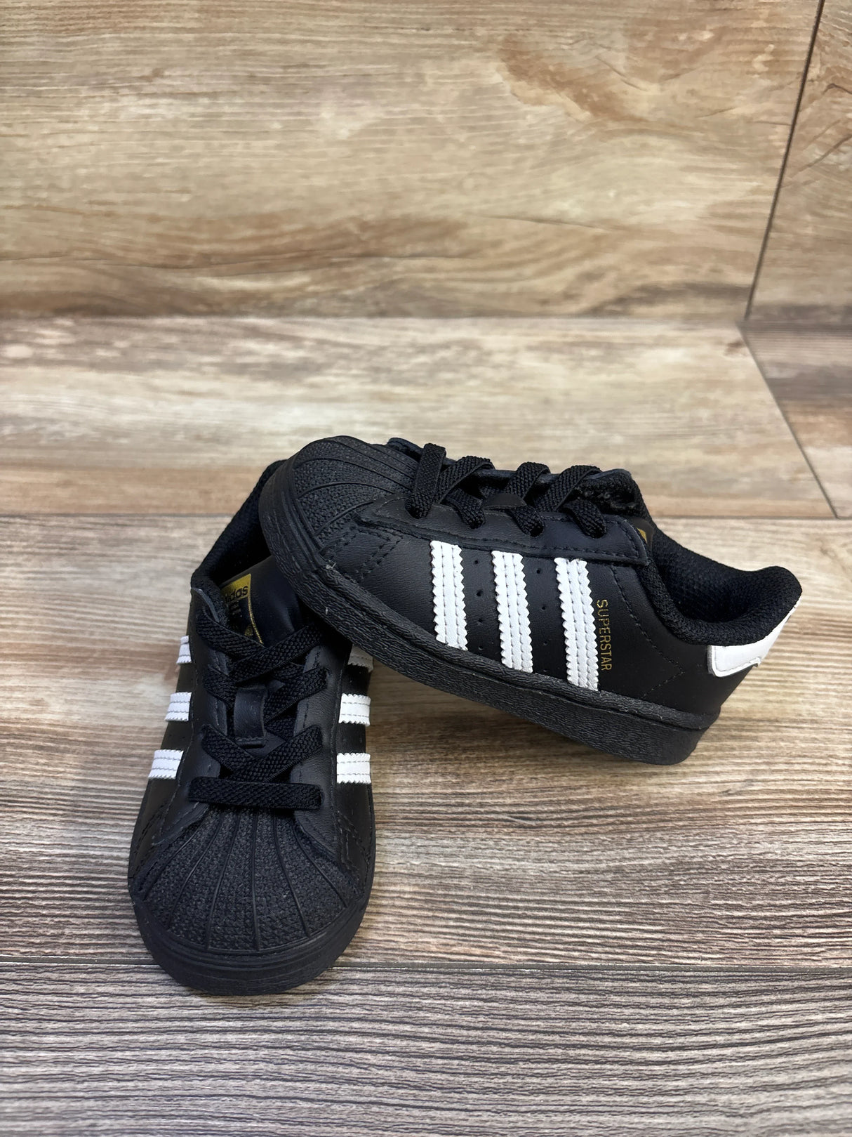 Adidas Superstar II Sneakers Black sz 6c