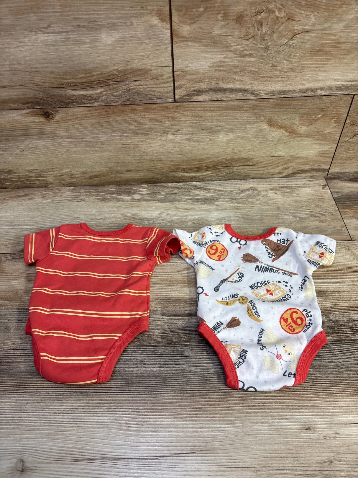Harry Potter 2pk Bodysuit Set Red sz 0/3m