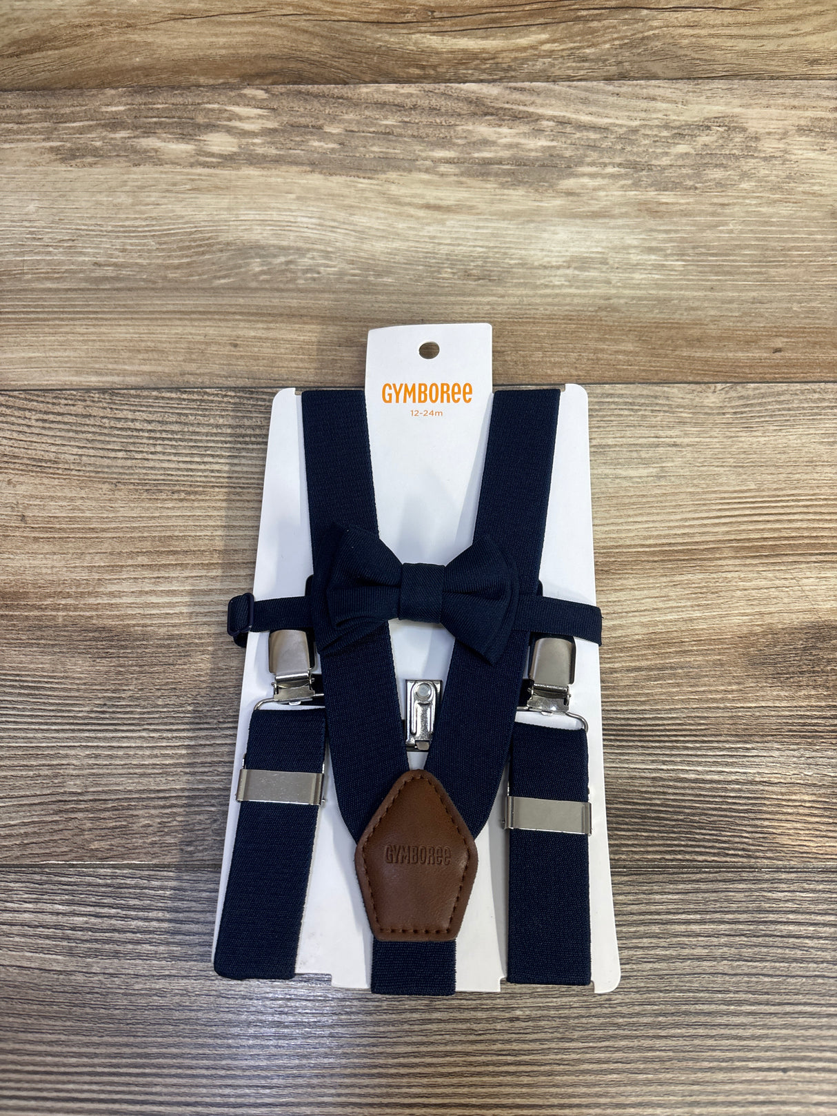 NEW Gymboree 2pc Bow Tie & Suspenders Set sz 12-24m