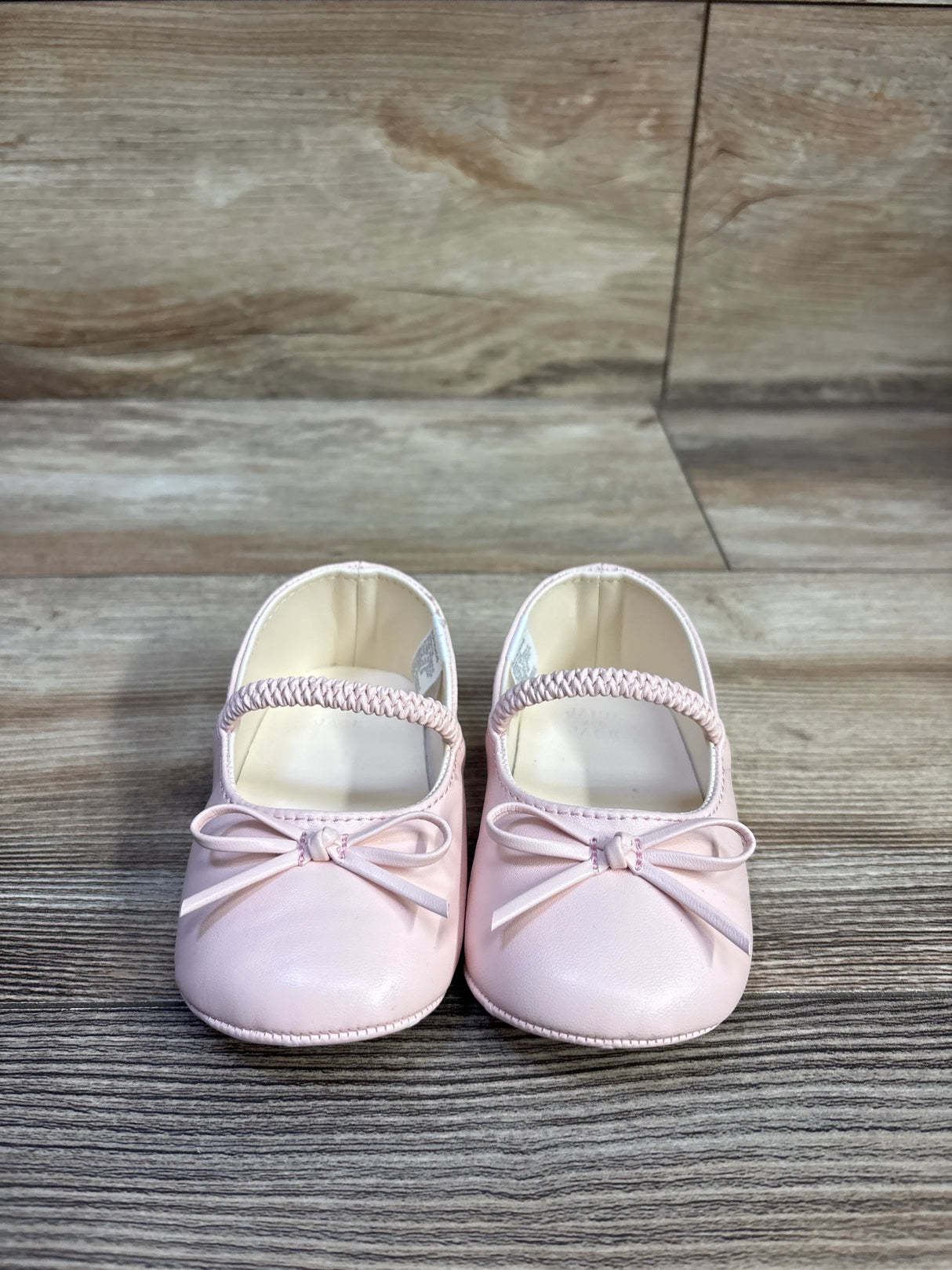 Janie & Jack Bow Soft Sole Ballet Flats Pink sz 5c