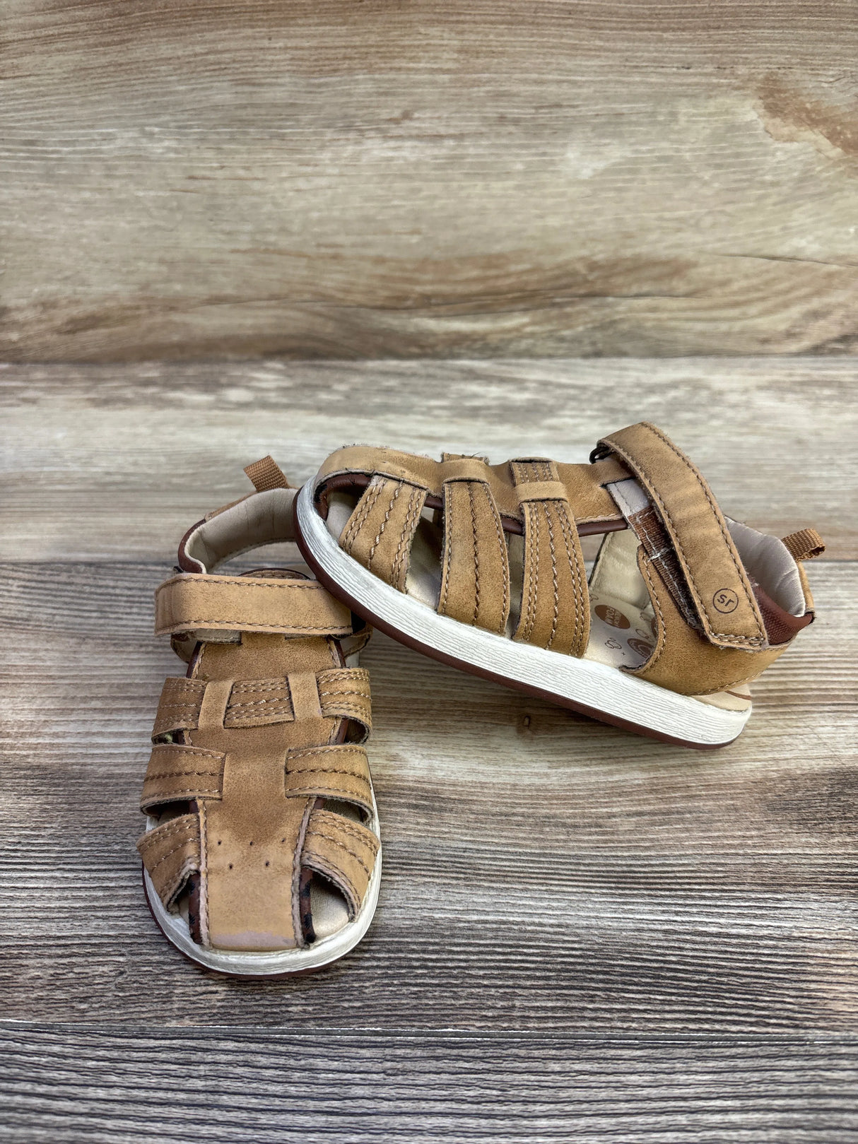Stride Rite Paddy Tan Sandals sz 7c