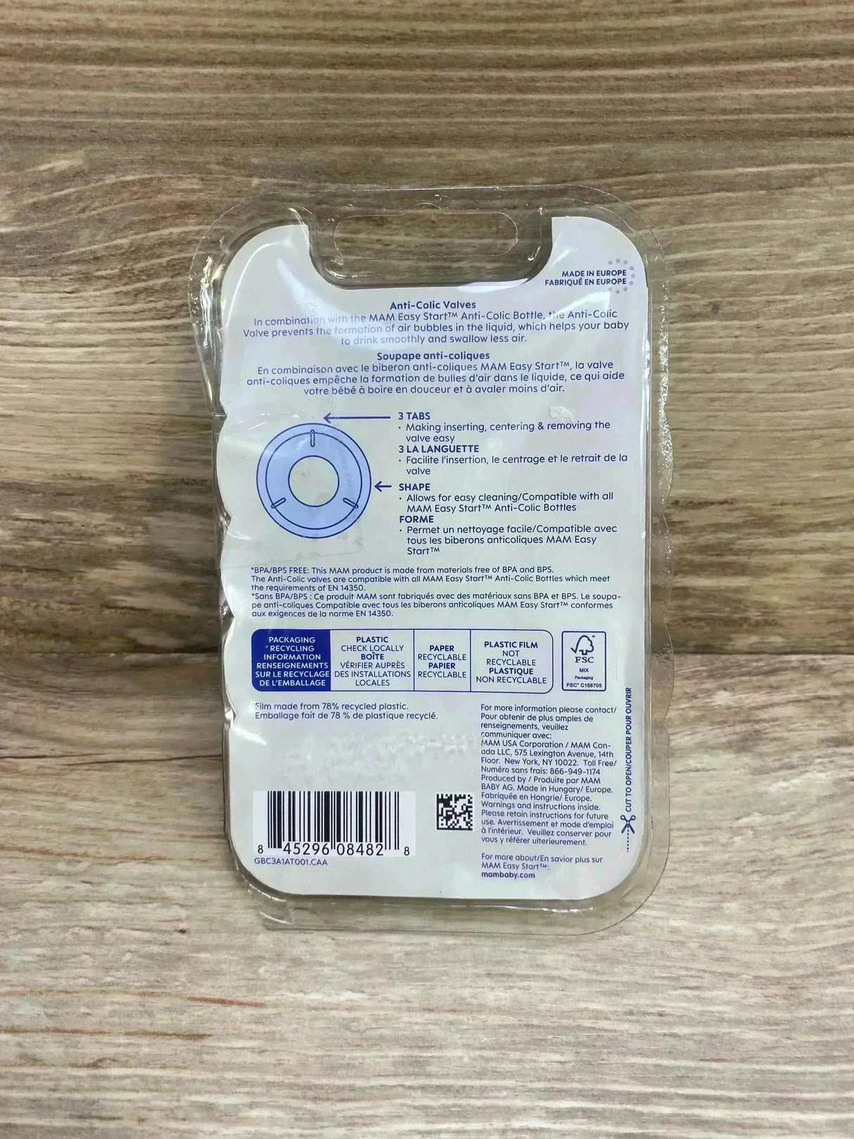 NEW MAM Easy Start Anti Colic Bottle Valve Replacement 2Ct - Me n Mommy To Be