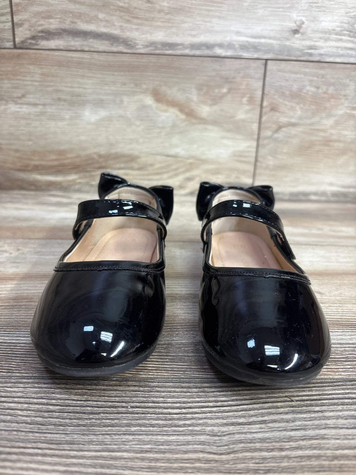 Pandaninjia Mary Jane Bow Ballet Flats Black sz 12c
