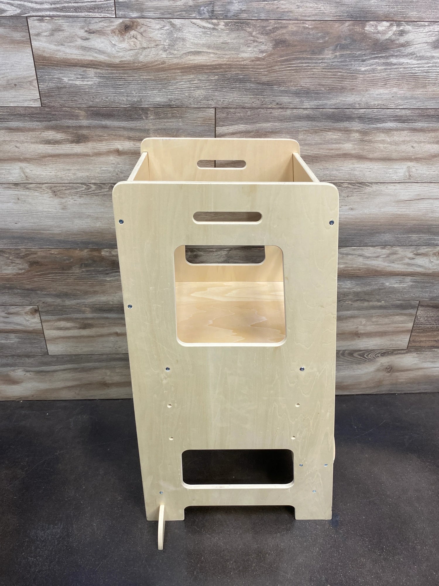 WOOD CITY Step Stool Helper Standing Tower