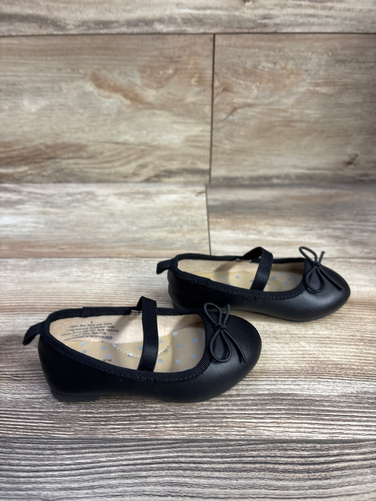 Cat & Jack Nora Ballet Flats Black sz 6c