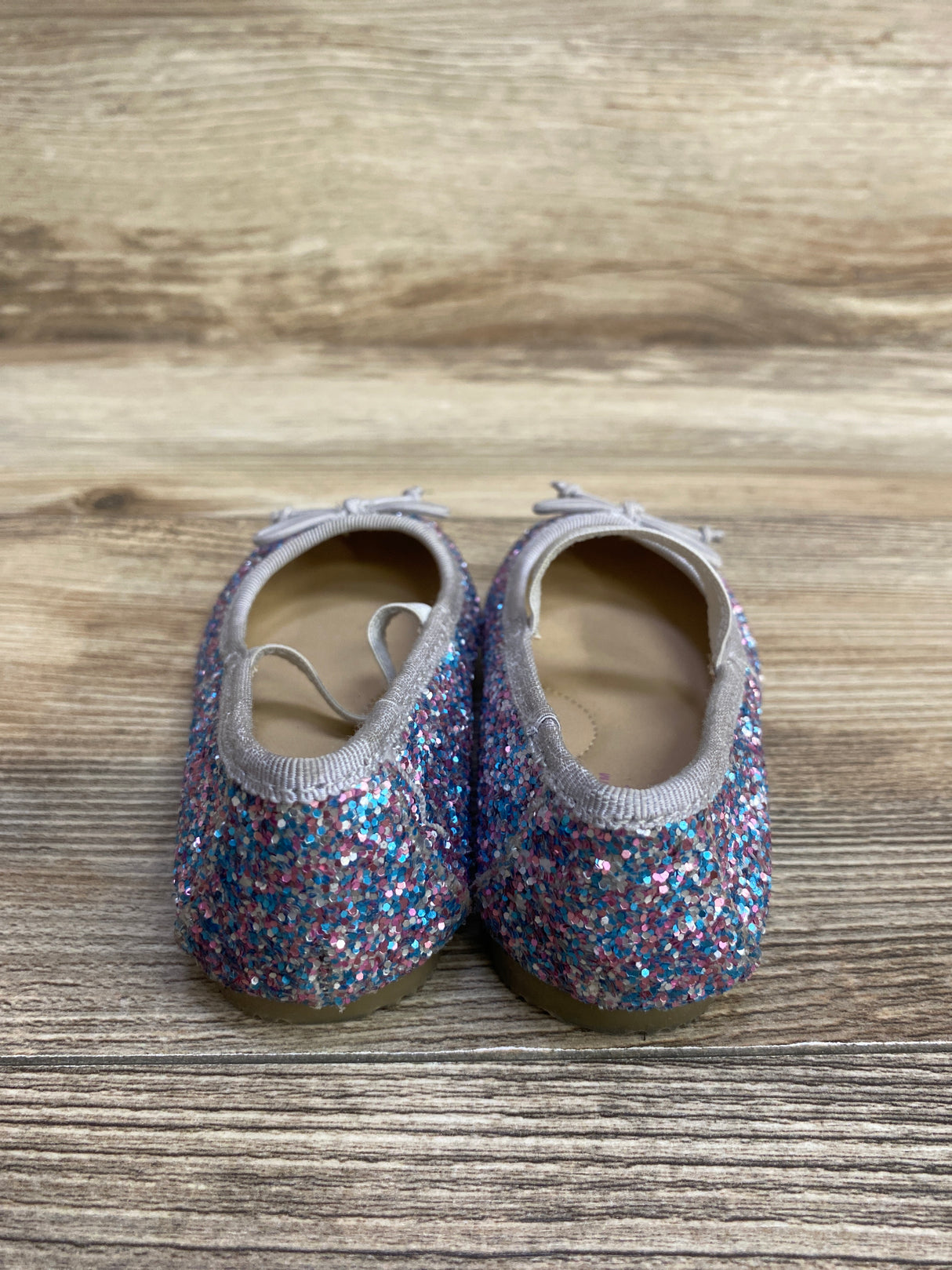 Cat & Jack Lily Slip-On Ballet Flats Glitter sz 6c