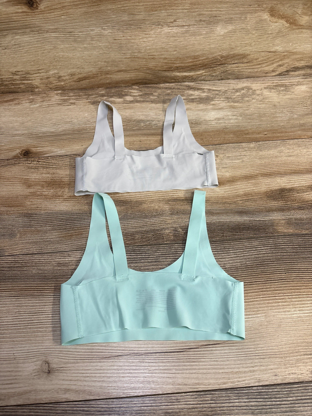 NWOT Hanes Sports Bra 2pk Blue/Grey sz S