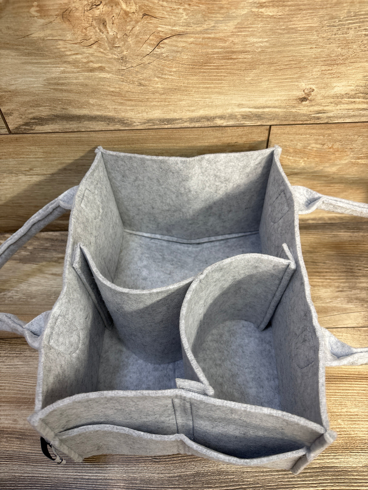Mr. Pen Felt Diaper Caddy Organizer - Grey