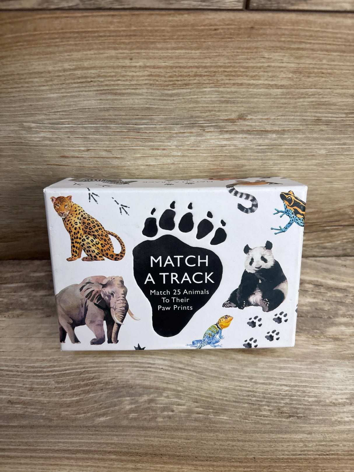 Match a Track: Match 25 Animals to Their Paw Prints Cards