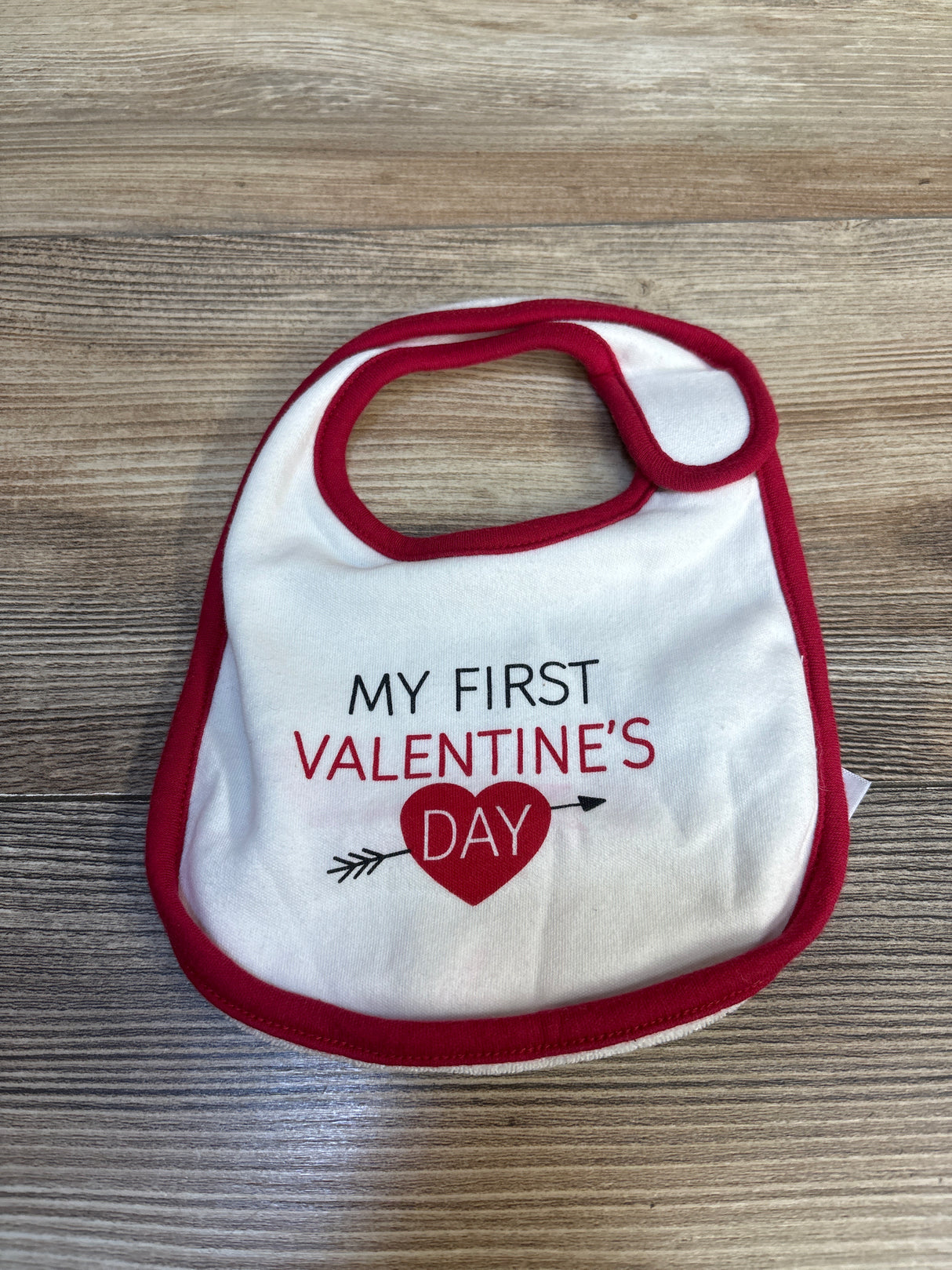 Bundles My 1st Valentine's Day Bib White One Size