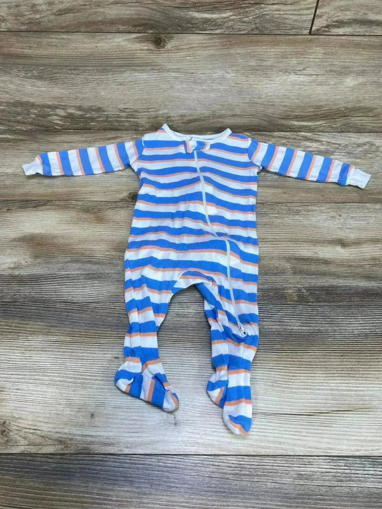 Member's Mark Striped Sleeper White sz 6m - Me n Mommy To Be