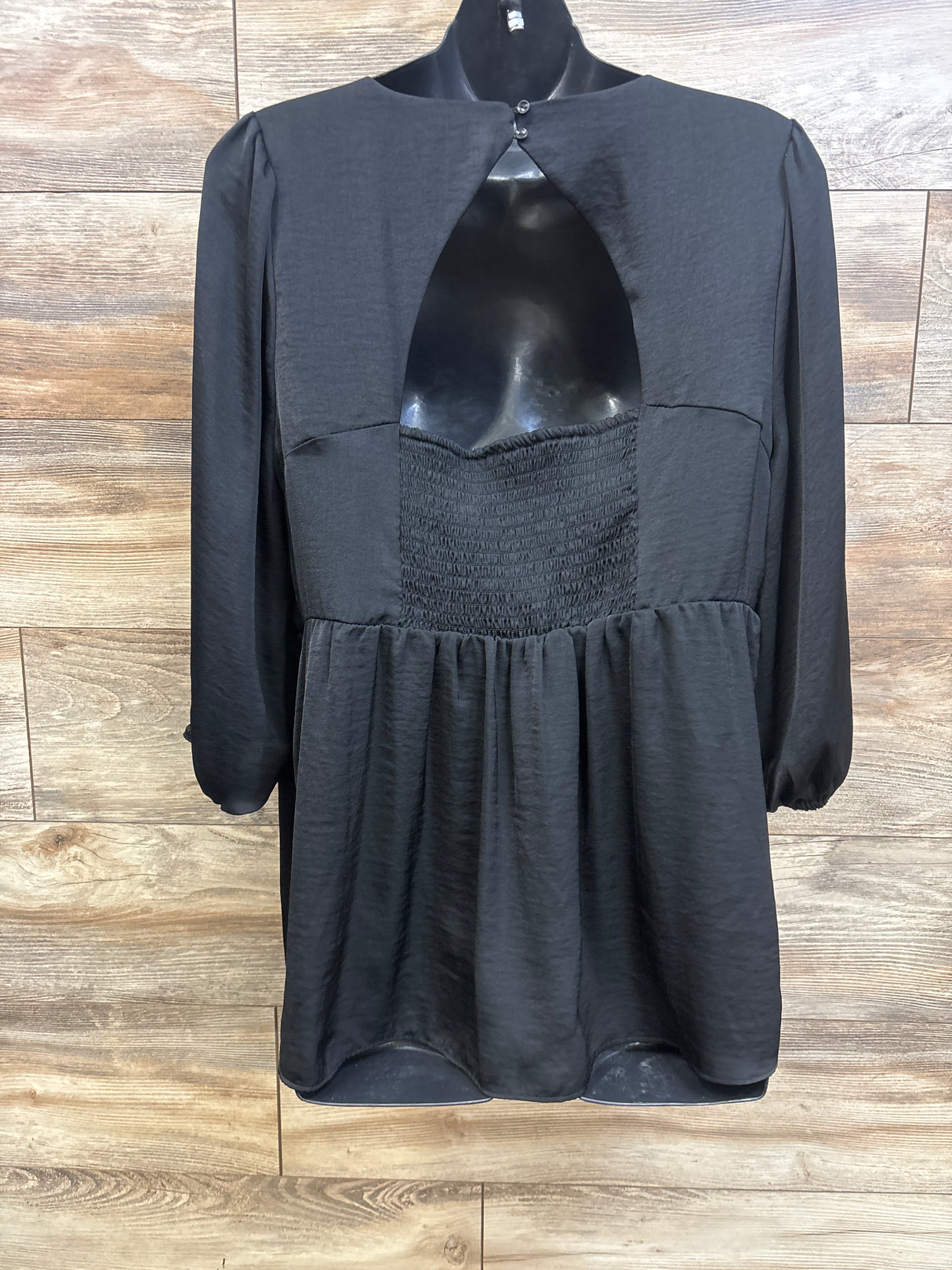 Isabel Maternity Long Sleeve Blouse Black sz XXL