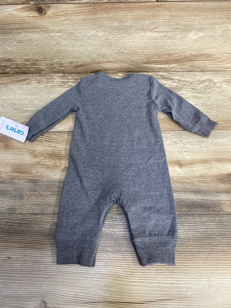 NEW Carter's The New Family Favorite Coverall Grey sz 3m - Me n Mommy To Be