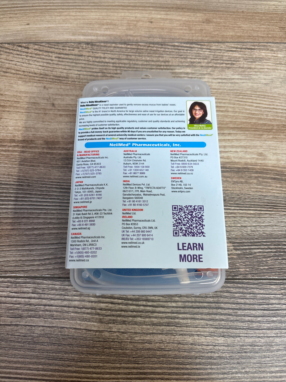 NEW NeilMed Baby NäsaKleen Nasal Aspirator