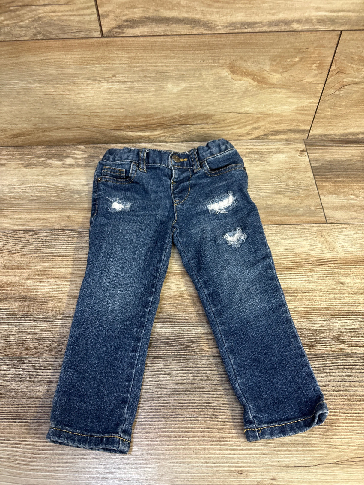 Cat & Jack Skinny Distressed Jeans Blue sz 2T