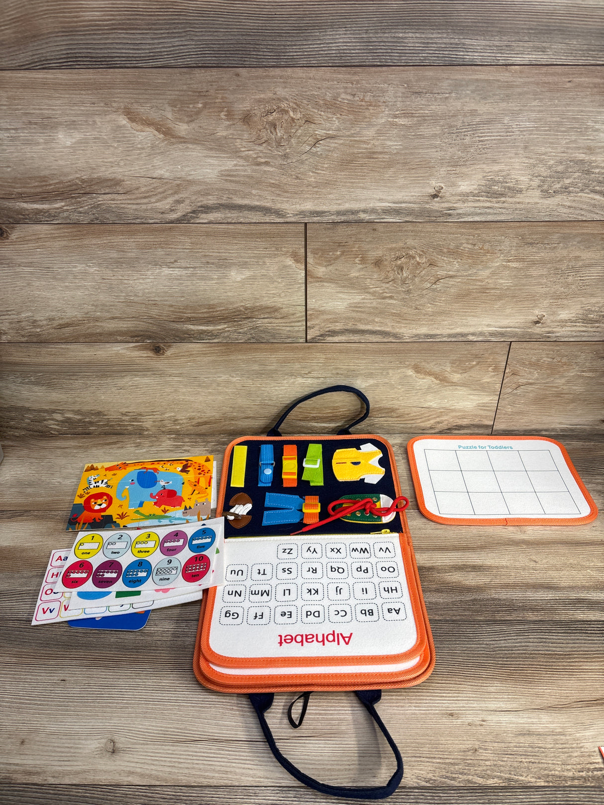 KiddiTouch Busy Board Felt Activity Book