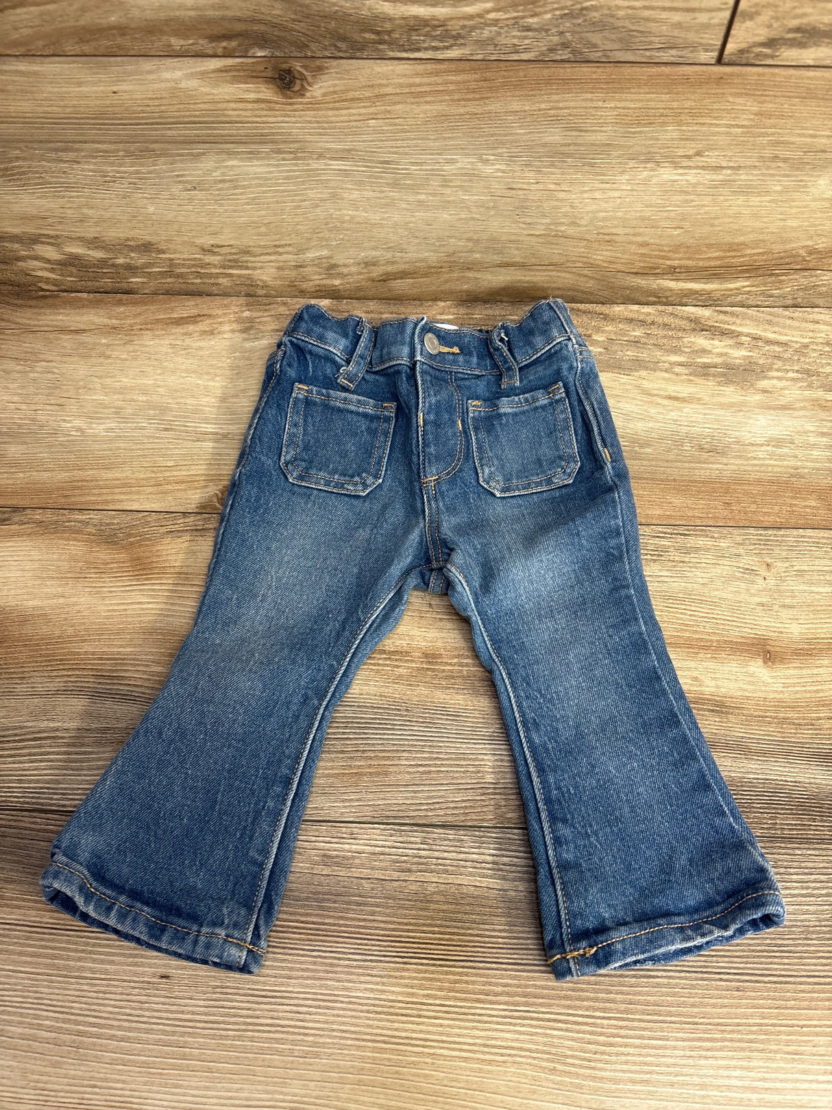 Old Navy Denim Wide Leg Jeans Light Blue sz 18-24m