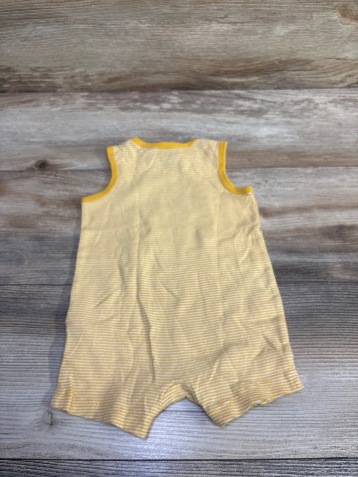 Carter's Little Guac Star Shortie Romper Yellow sz 9m