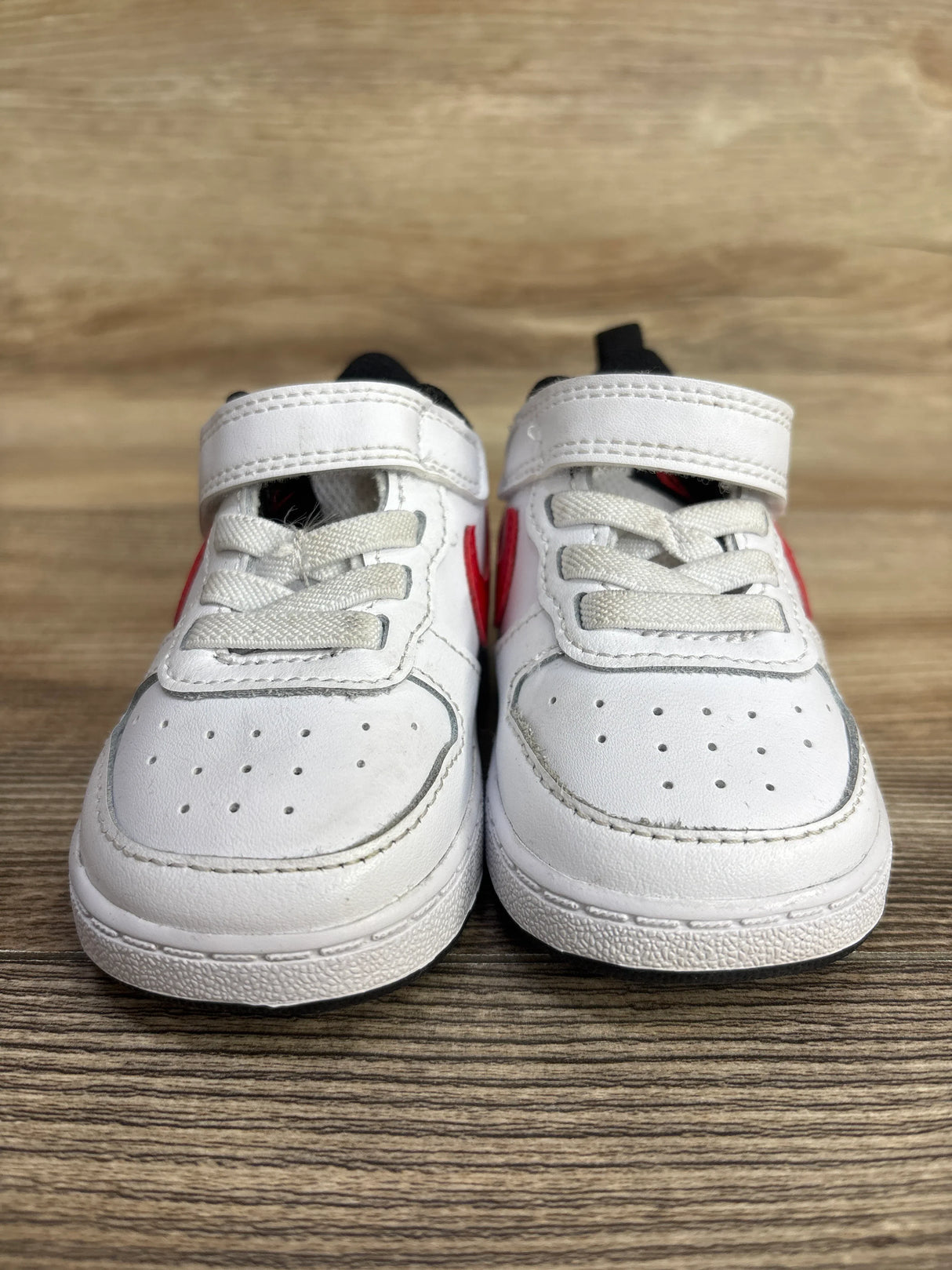 Nike Court Borough Low 2 TD 'White University Red' Sneakers sz 4c