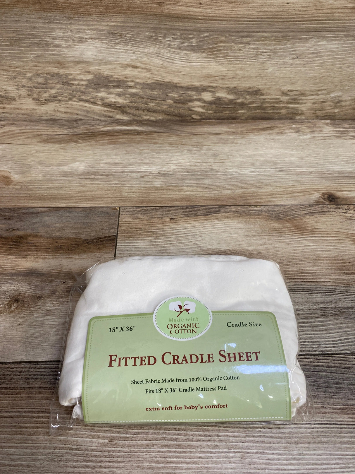 NEW Fitted Cradle/Bassinet Sheet White