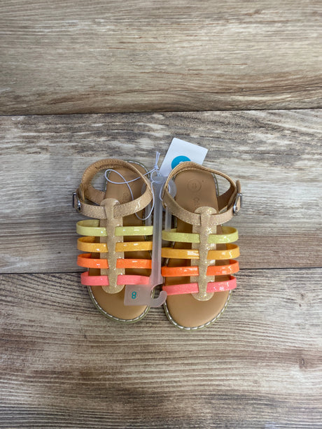 NEW Cat & Jack Glitter Shanel Fisherman Sandals sz 8c - Me n Mommy To Be
