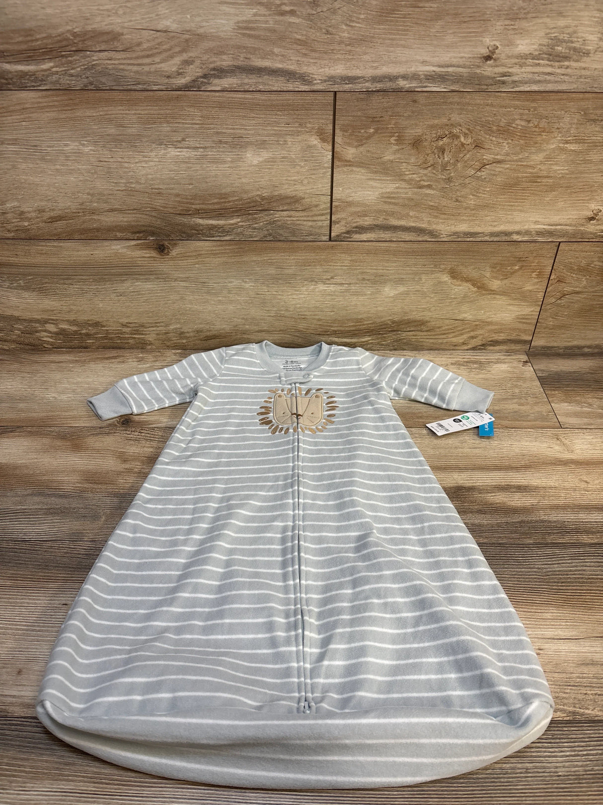 NEW Carter's Striped Blanket Sleep Sack Sage sz 3-6m