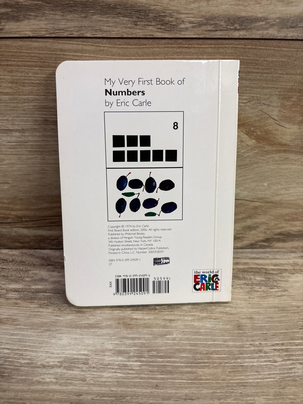 Eric Carle My Very First Book of Numbers Board Book