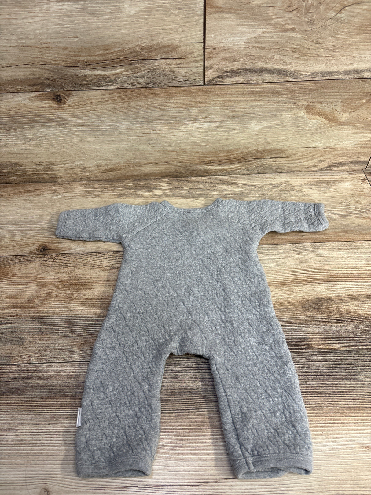 Burt's Bees Baby Kimono Coverall Grey sz Preemie